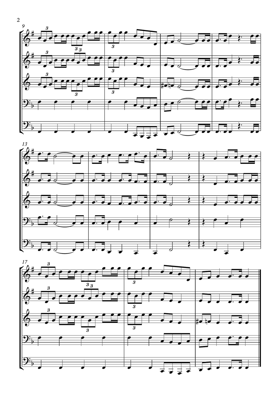 Bahrainona Brass Ensemble scores gallery preview page 2