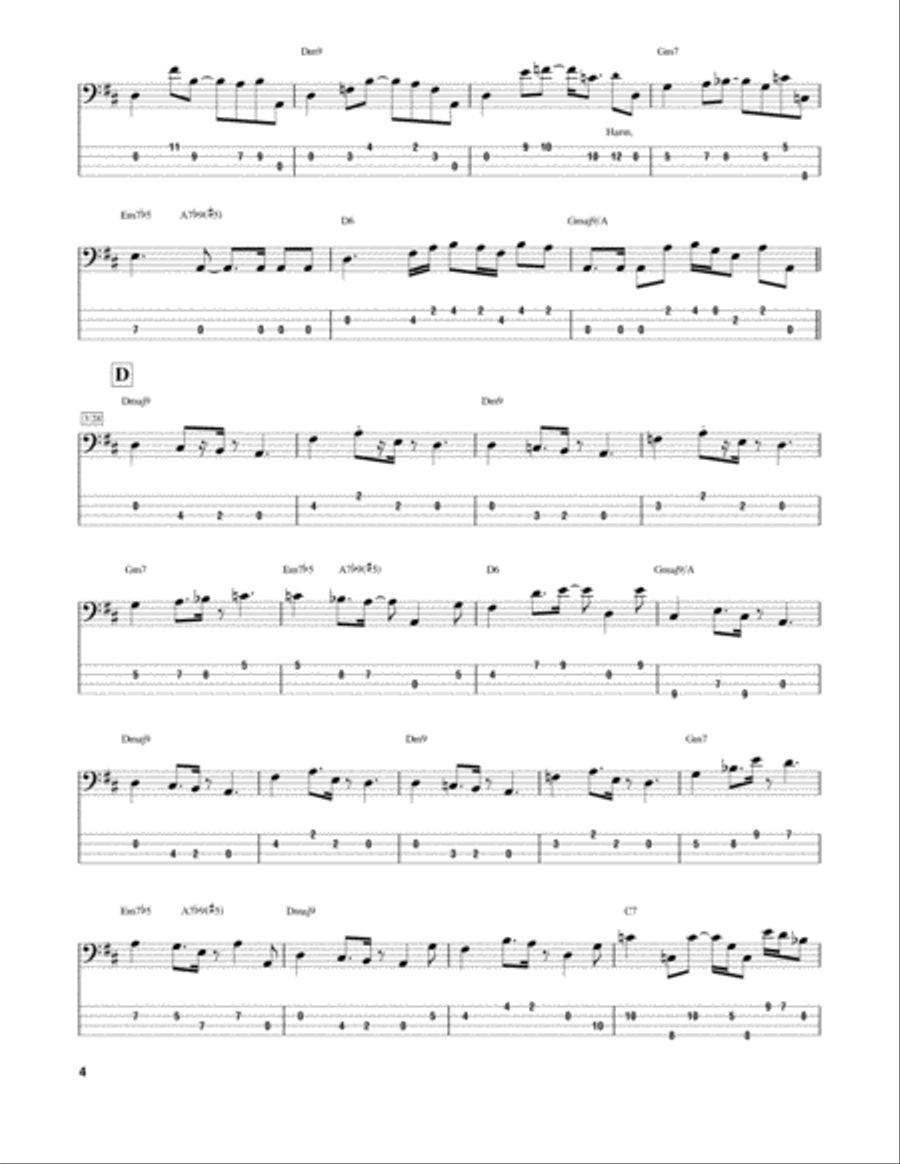 Poinciana (Song Of The Tree) Guitar Tablature scores gallery preview page 4