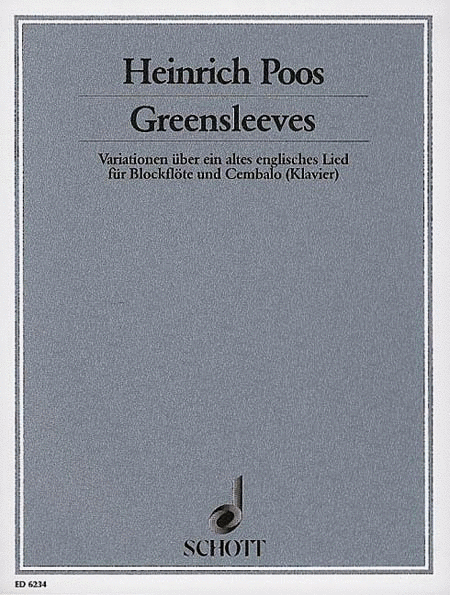 Greensleeves Variations Rec/hpschd