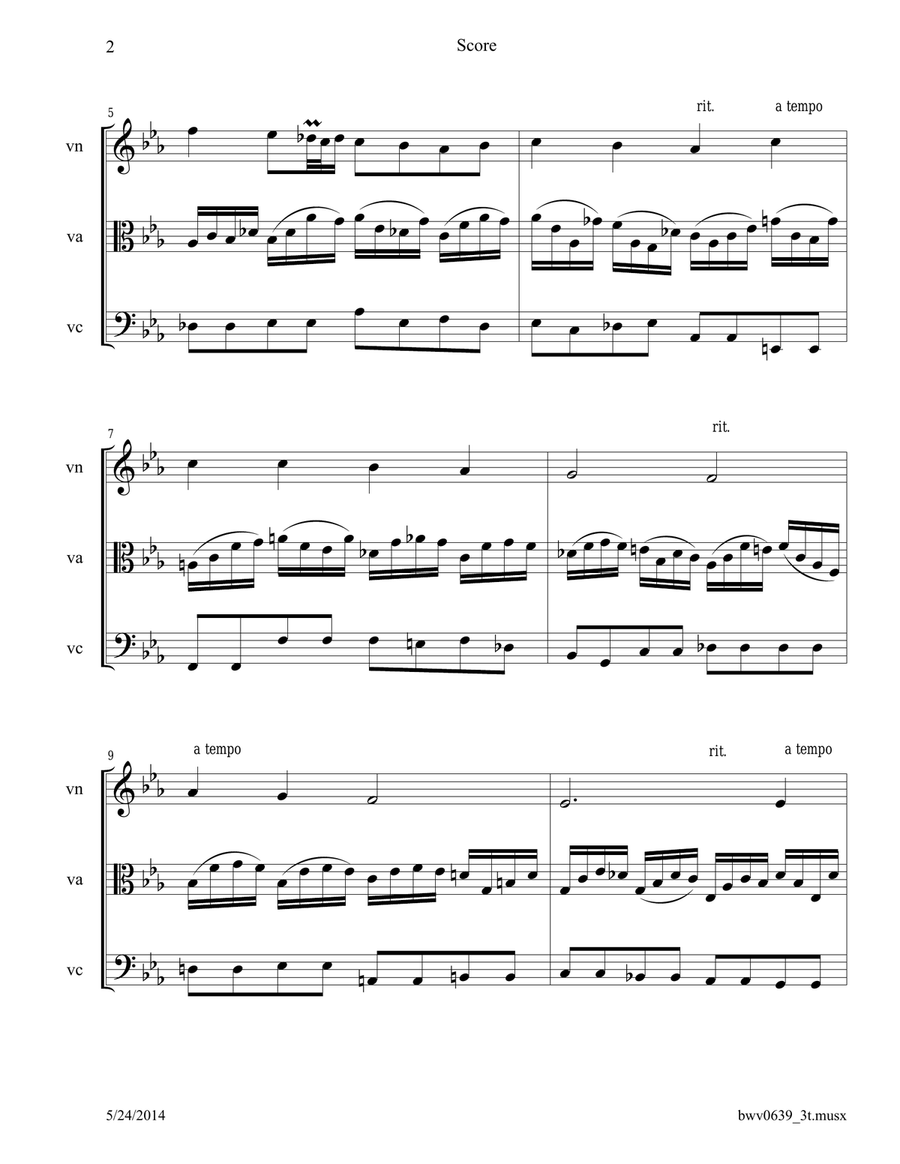 Bach: Prelude: 