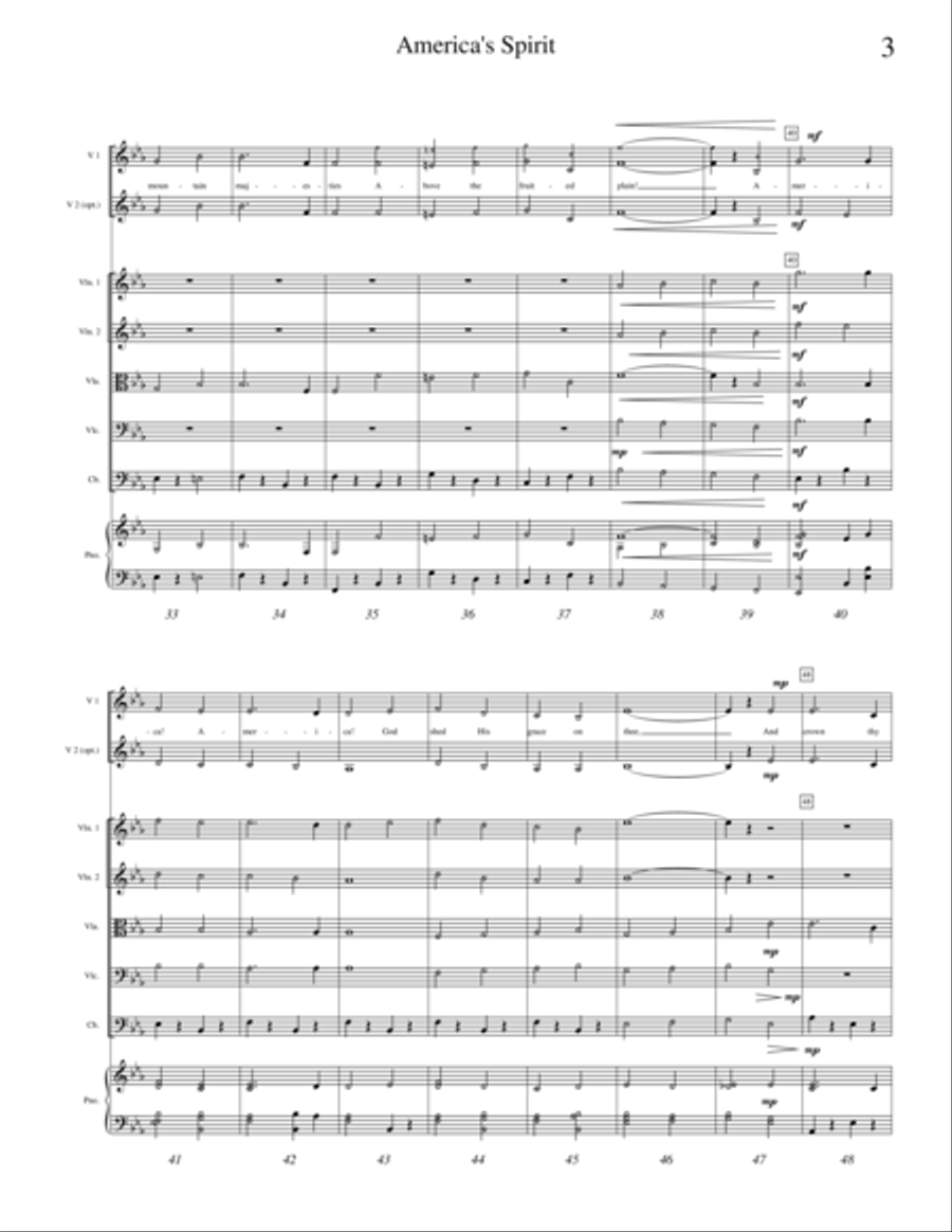 America's Salute String Orchestra scores gallery preview page 4