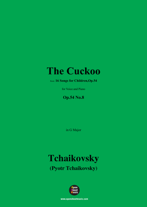 Book cover for Tchaikovsky-The Cuckoo,in G Major,Op.54 No.8