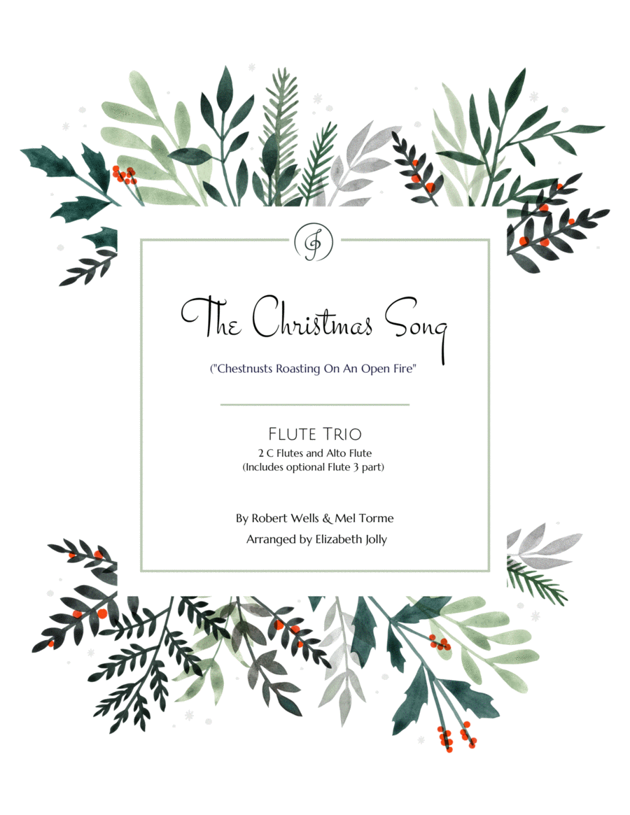 The Christmas Song (chestnuts Roasting On An Open Fire) Woodwind Trio scores gallery preview page 1