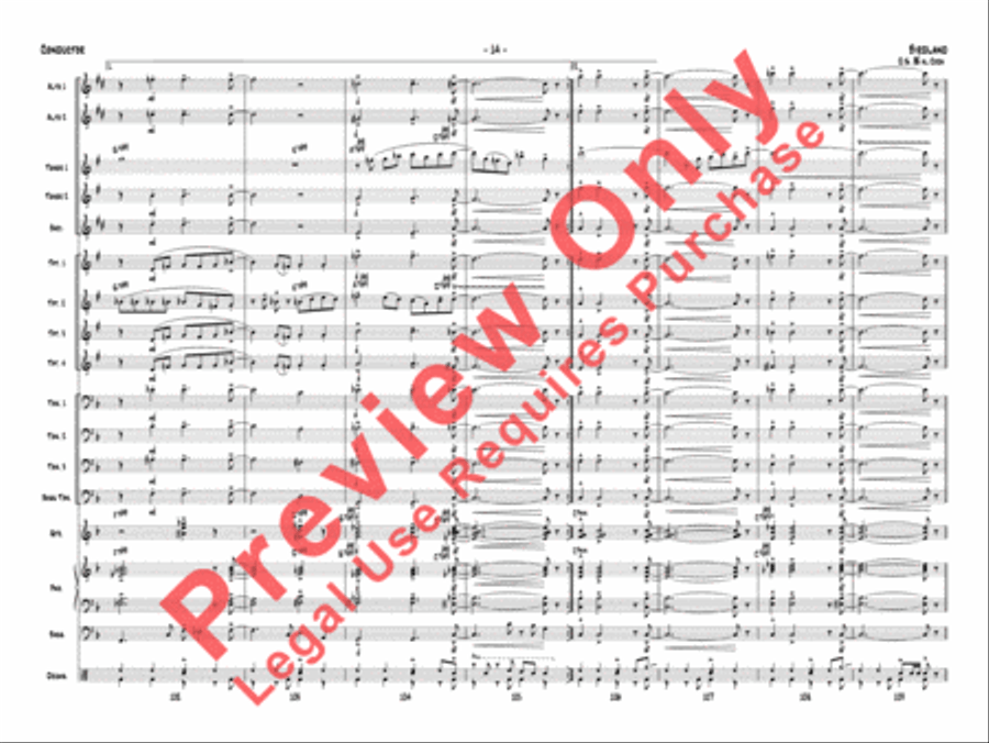 Birdland Birdland Jazz Ensemble scores gallery preview page 17