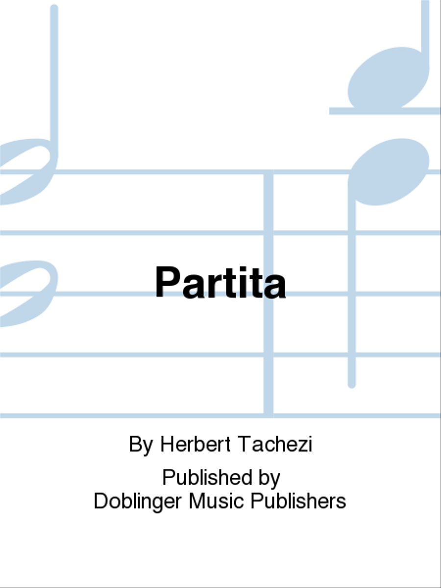 Partita Organ scores gallery preview page 1