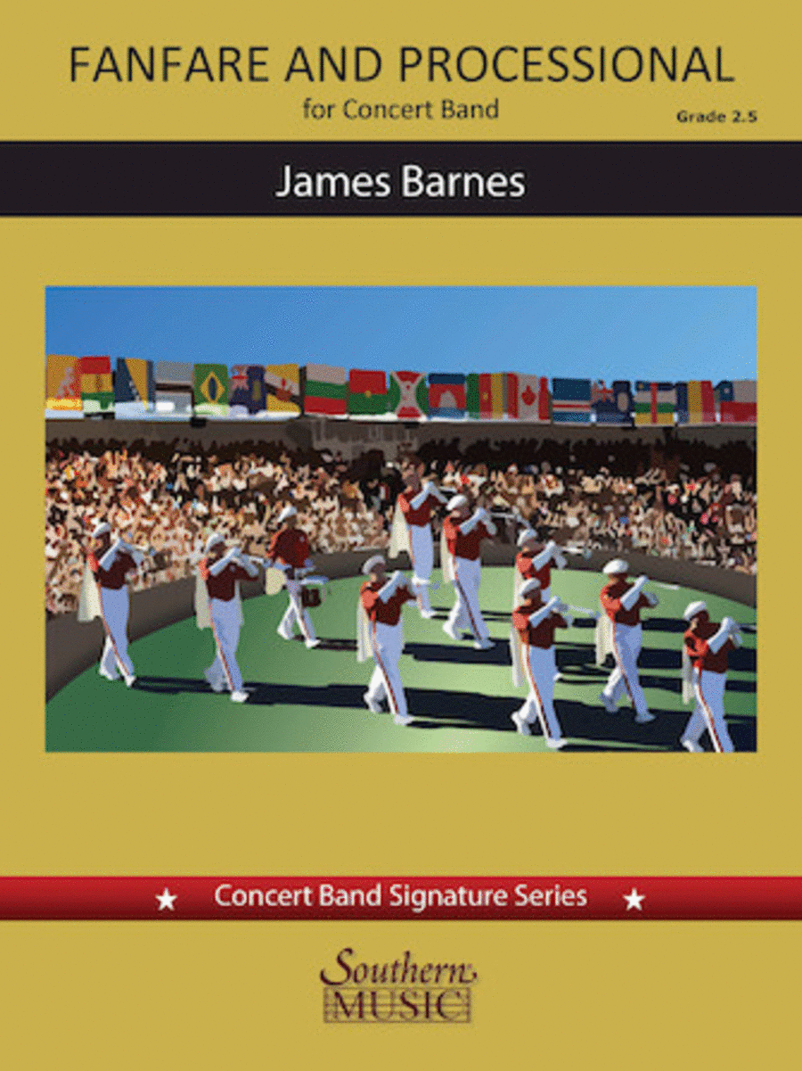 Fanfare and Processional Fanfare and Processional Concert Band scores gallery preview page 1