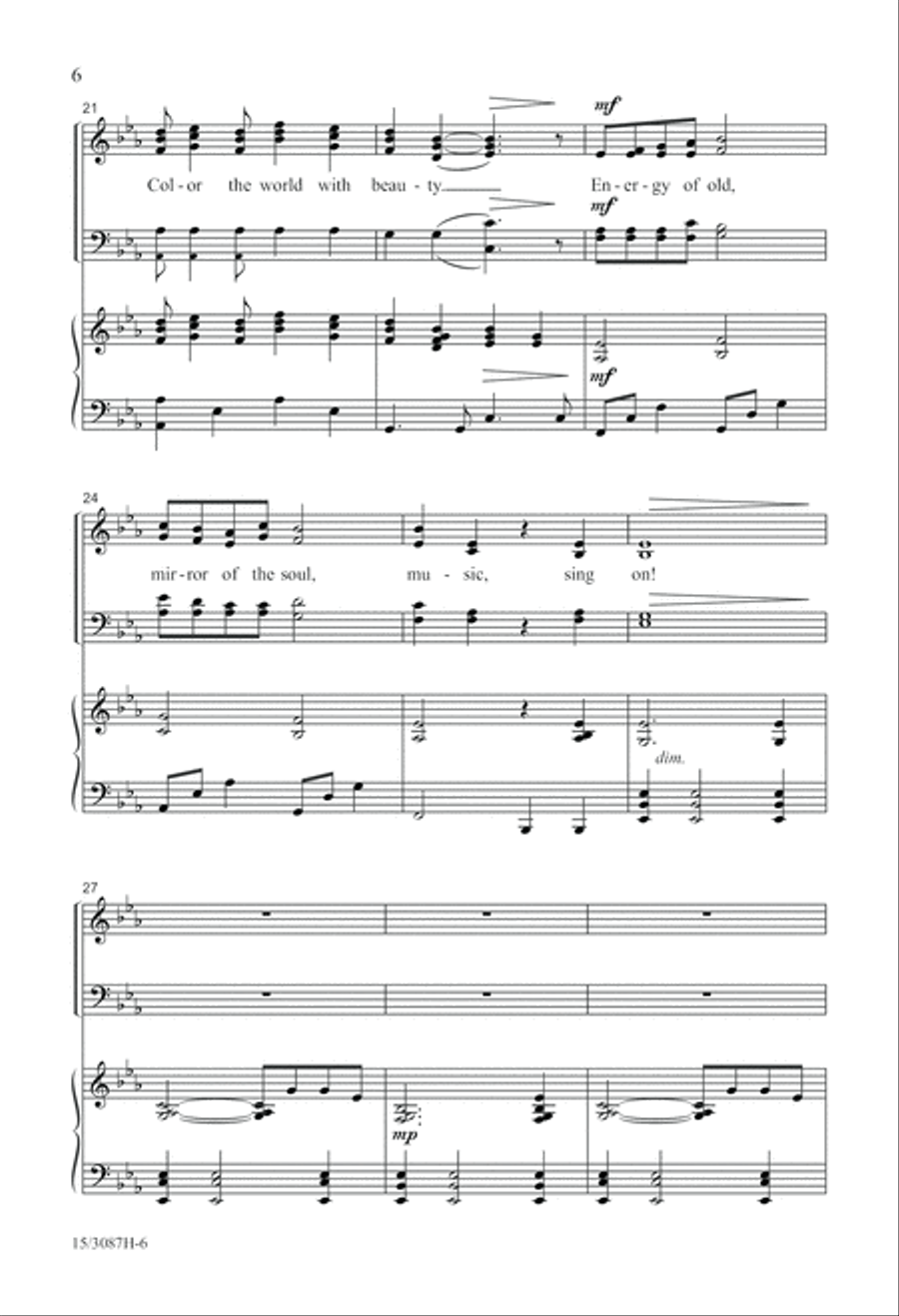 Music, Sing On! 4-Part scores gallery preview page 7