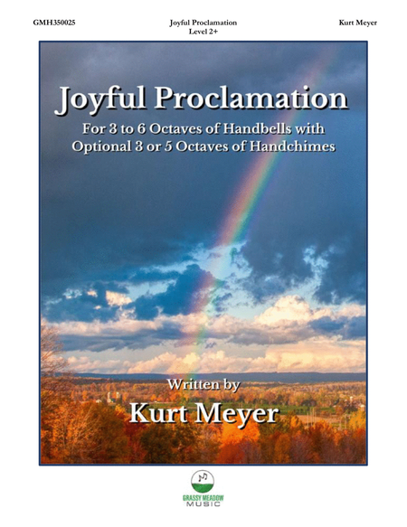 Joyful Proclamation (for 3-6 octave handbell ensemble) (site license) image number null