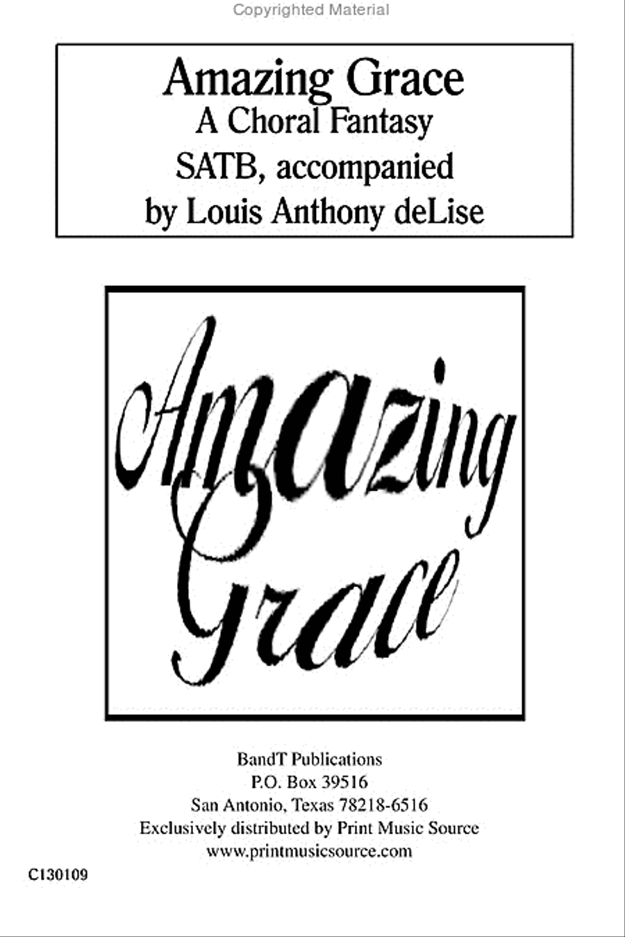 Amazing Grace A Choral Fantasy 4-Part scores gallery preview page 2