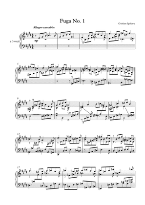 Fugue No.1 - for piano