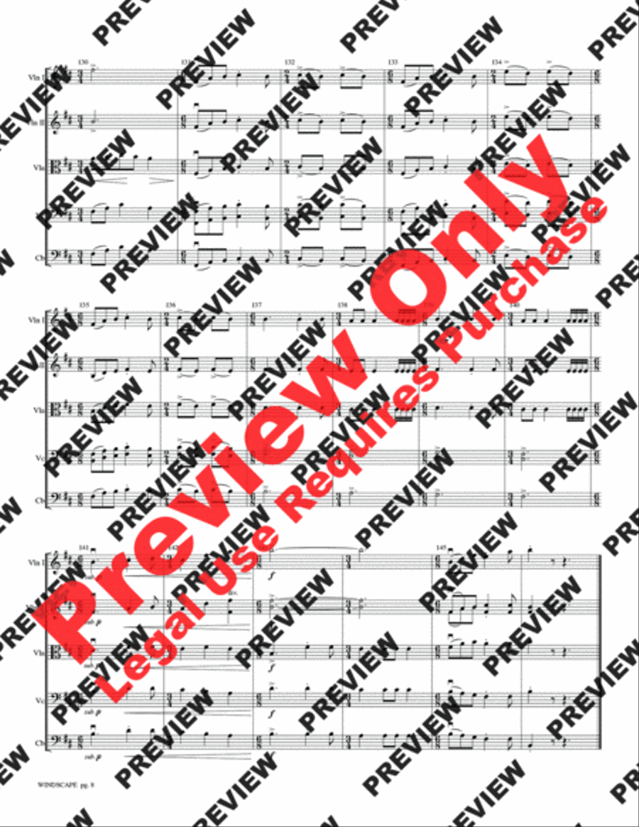 Windscape String Orchestra scores gallery preview page 11