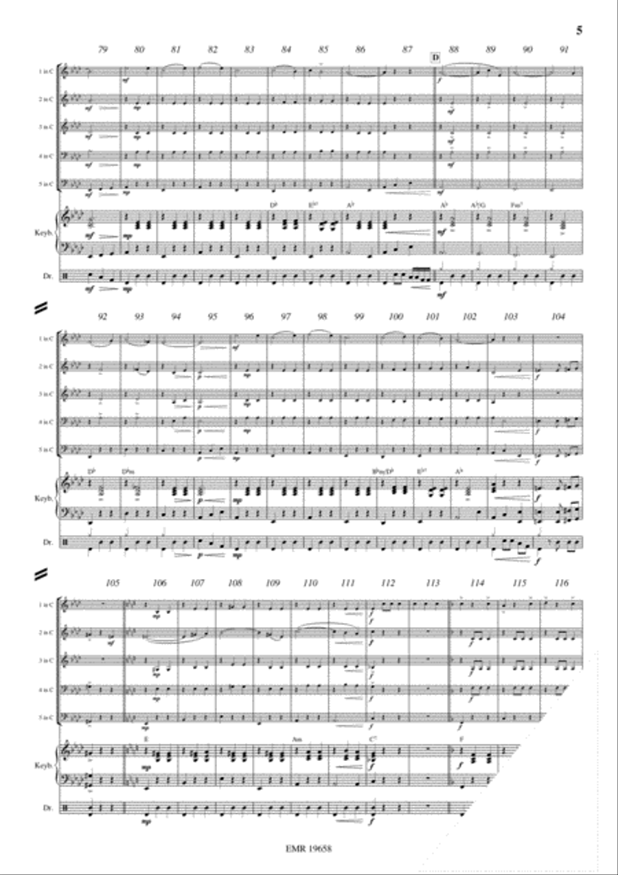 Camptown Races Camptown Races Woodwind Quintet scores gallery preview page 5