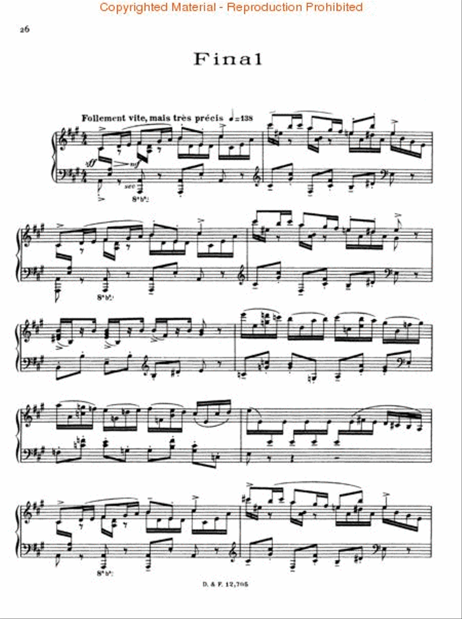 Les Soirées de Nazelles (Suite) Piano Solo scores gallery preview page 3