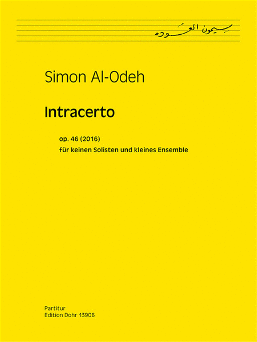 Intracerto für keinen Solisten und kleines Ensemble (7 Spieler) op. 46 (2016) Score scores gallery preview page 1