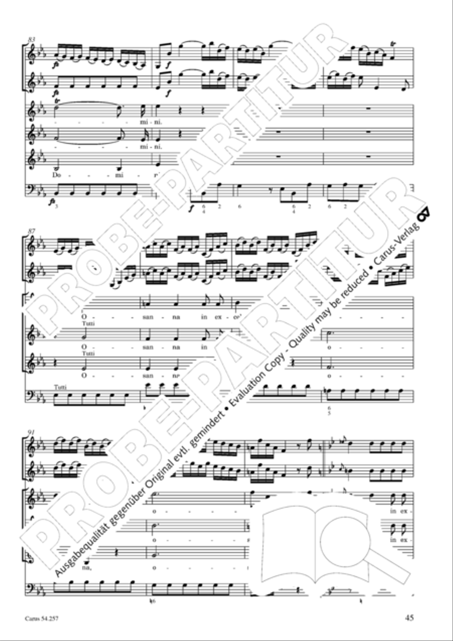 Missa Sancti Aloysii SSA scores gallery preview page 46