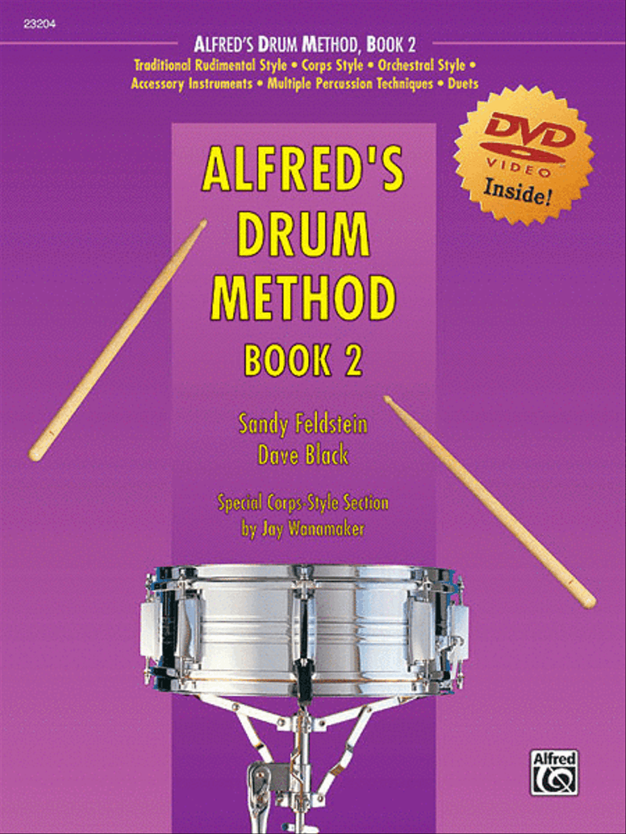 Alfred's Drum Method, Book 2 Percussion scores gallery preview page 1