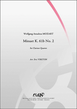 Book cover for Minuet K. 61B No. 2