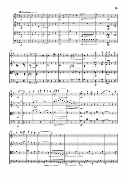 String Quartet G Major Op. 106