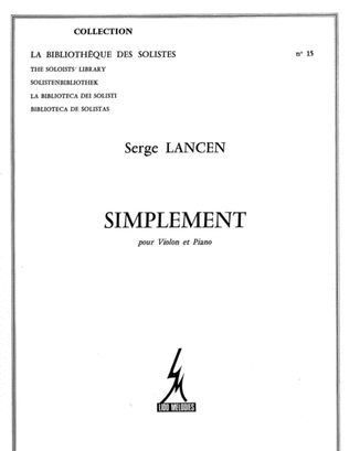 Lancen Simplement Lm015 Violin & Piano Book
