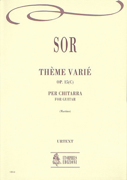 Thème Varié Op. 15(c) for Guitar image number null