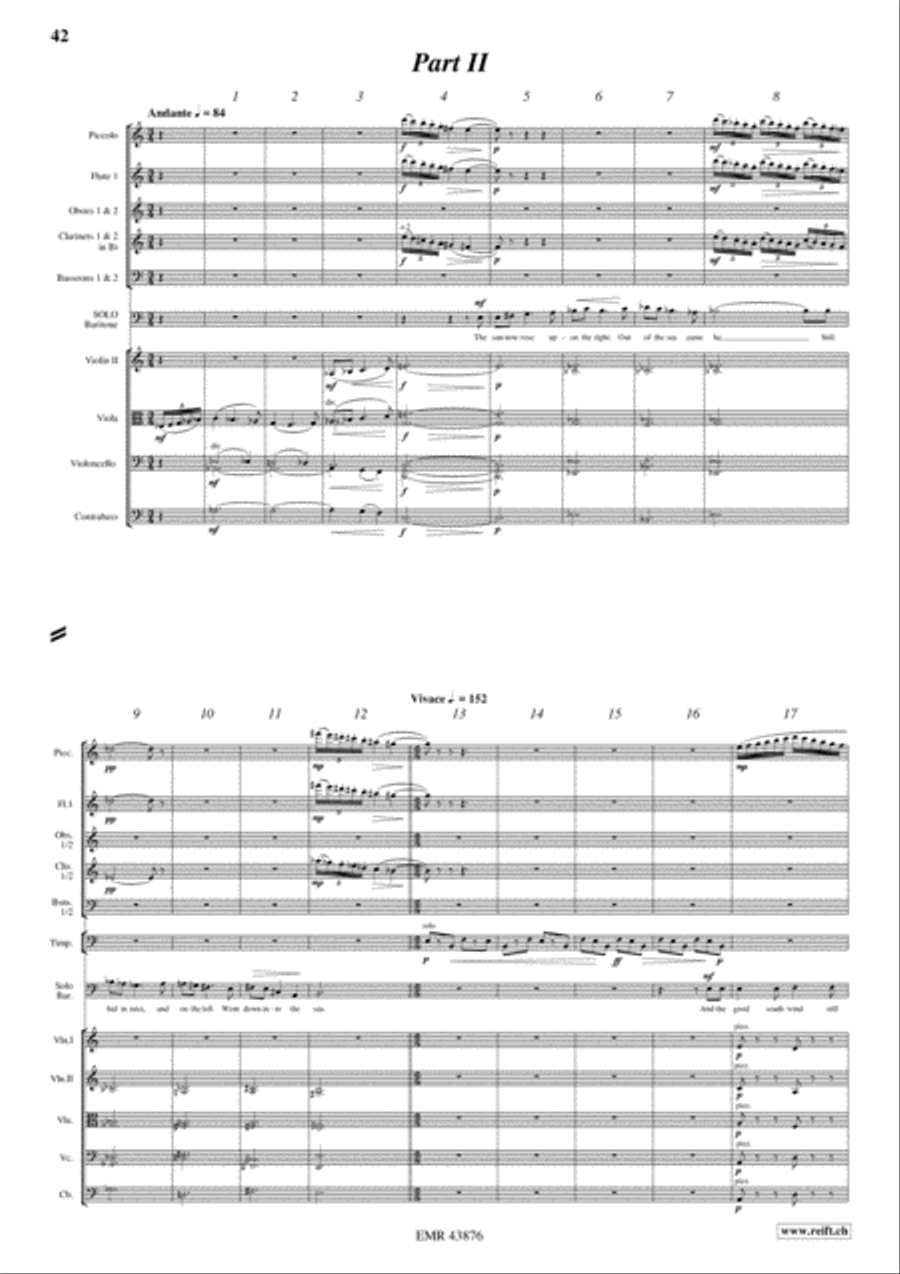 The Rime Of The Ancient Mariner Orchestra scores gallery preview page 12