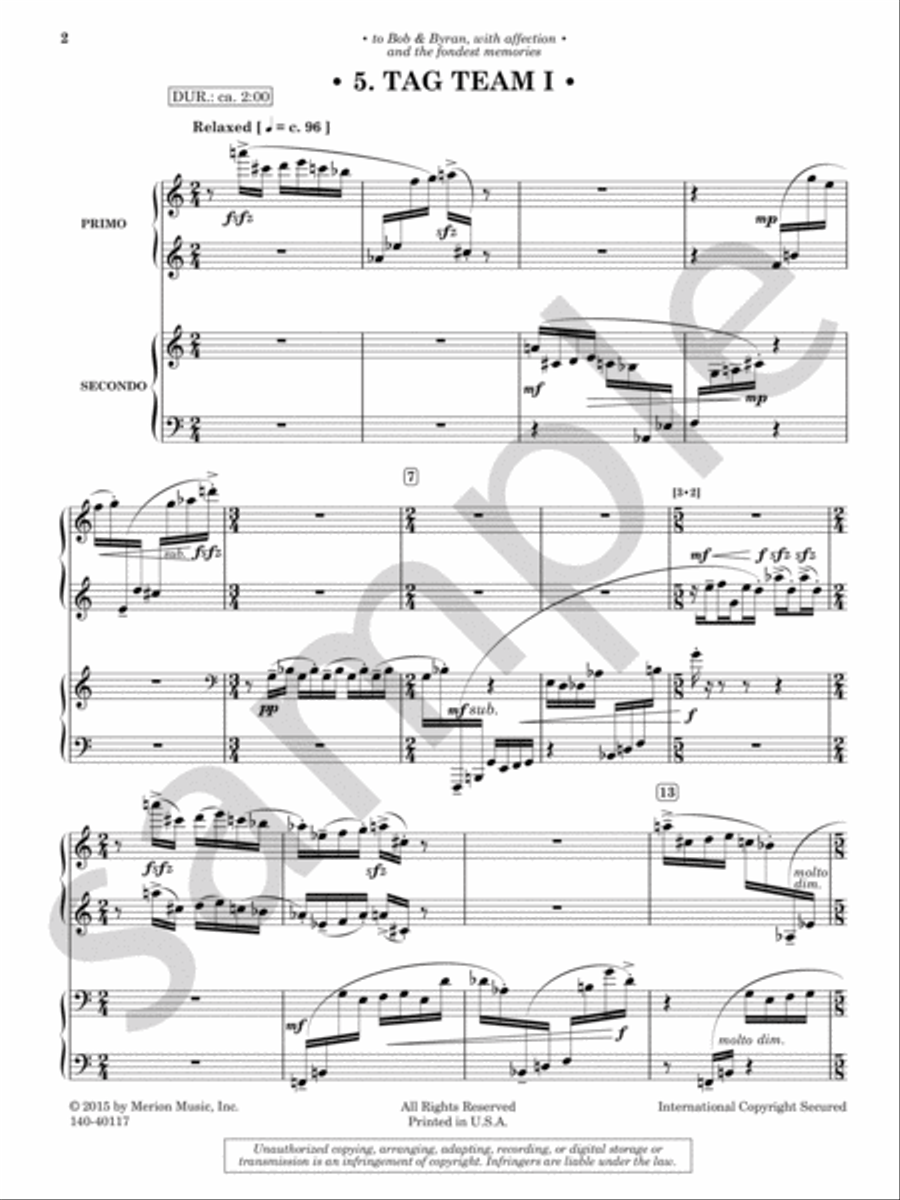 Suite Sixteenths Chamber Music scores gallery preview page 3