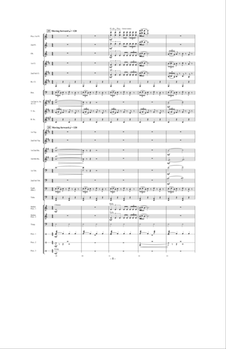 In Pursuit of Troy Concert Band scores gallery preview page 6