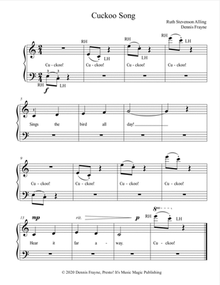 Cuckoo Song (standard notation)