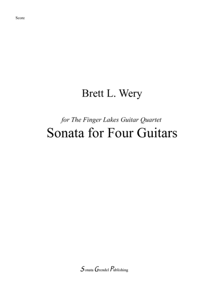 Sonata for Four Guitars image number null