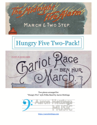 Book cover for Hungry Five Two-Pack - Two E.T. Paull pieces for "Hungry Five" Band