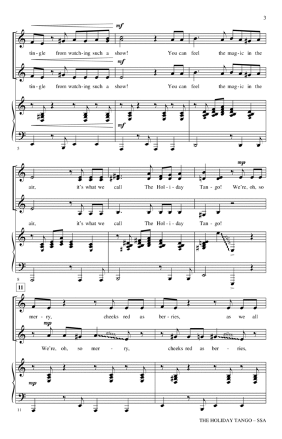 The Holiday Tango! SSA scores gallery preview page 2