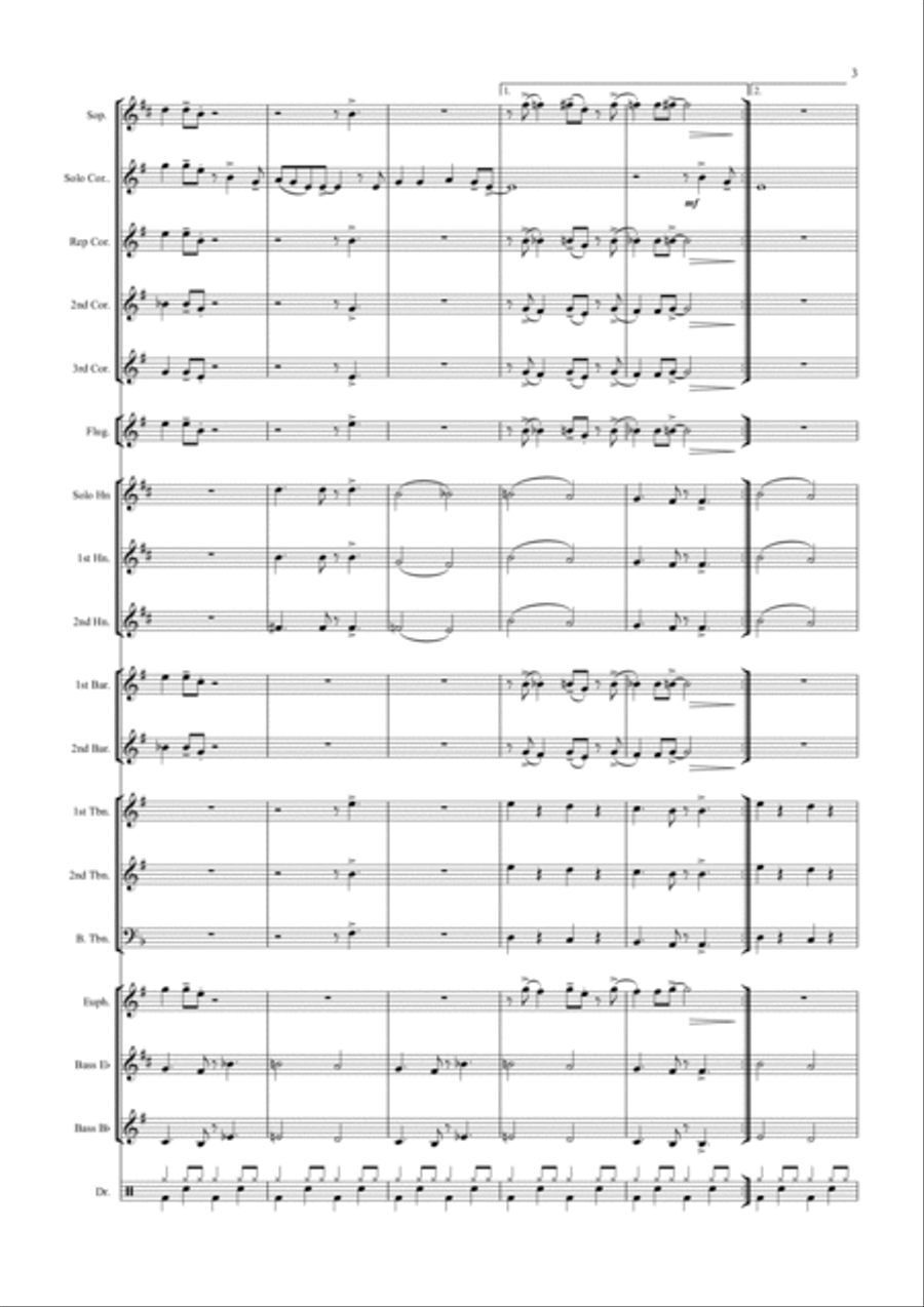Hit The Road Jack Hit The Road Jack Brass Band scores gallery preview page 3
