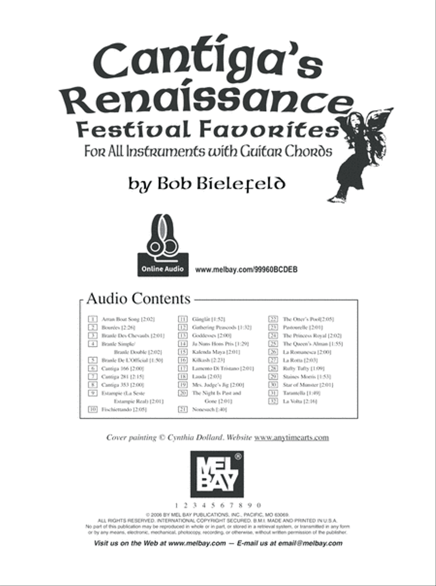 Cantiga's Renaissance Festival Favorites Classical Guitar scores gallery preview page 7