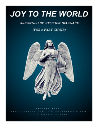 Book cover for Joy To The World (for 2-part choir)