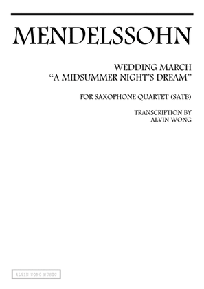 Wedding March "A Midsummer Night's Dream" - Saxophone Quartet