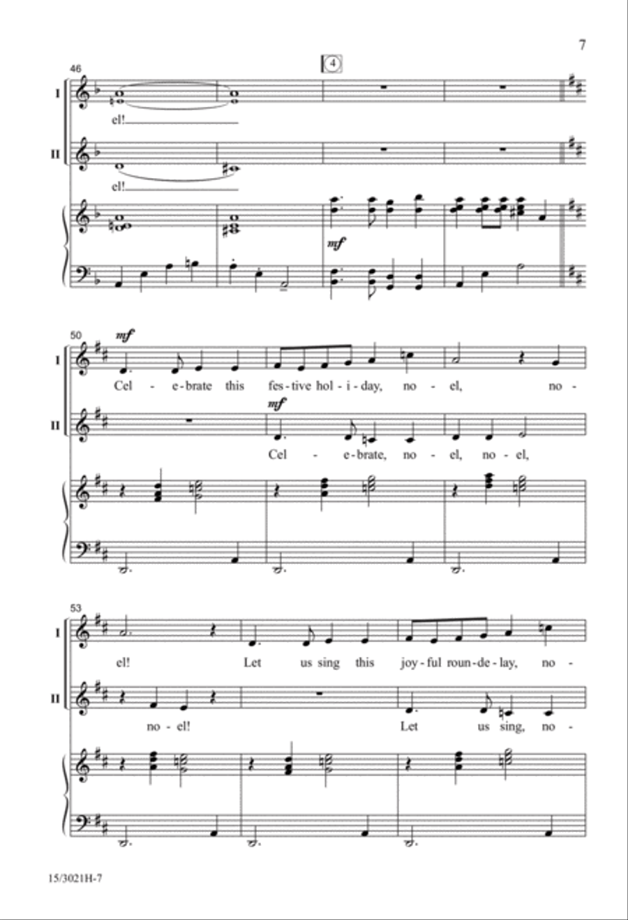 A Holiday Roundelay A Holiday Roundelay 2-Part scores gallery preview page 7