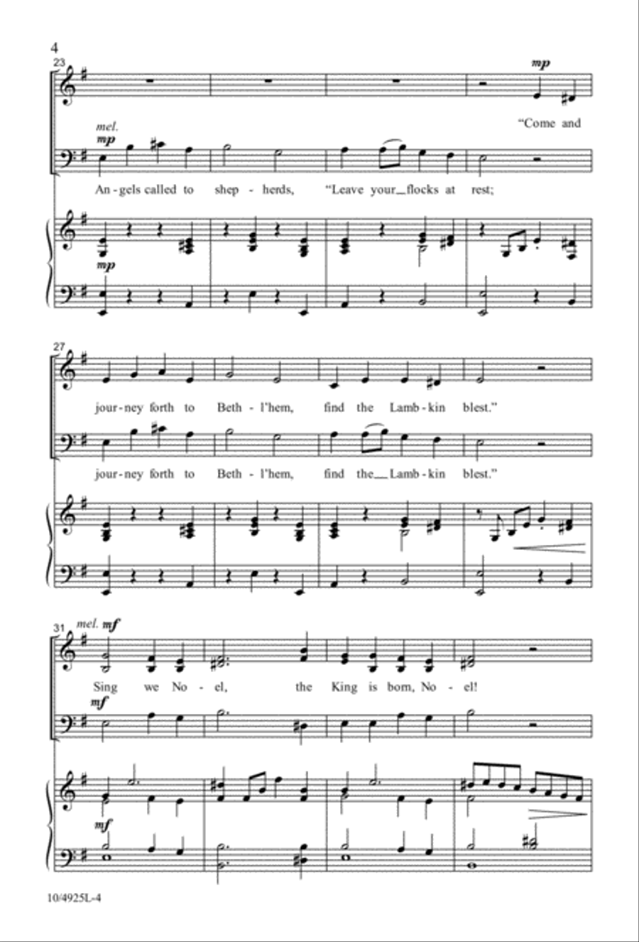 Noel Festival Noel Festival 3-Part scores gallery preview page 4