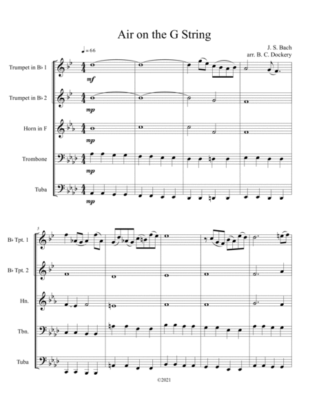 20 Classical Themes for Brass Quintet: Volume 1 image number null