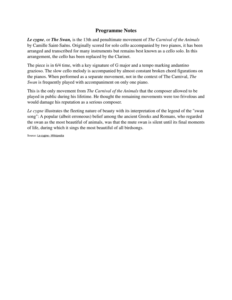 Le Cygne Chamber Music scores gallery preview page 2