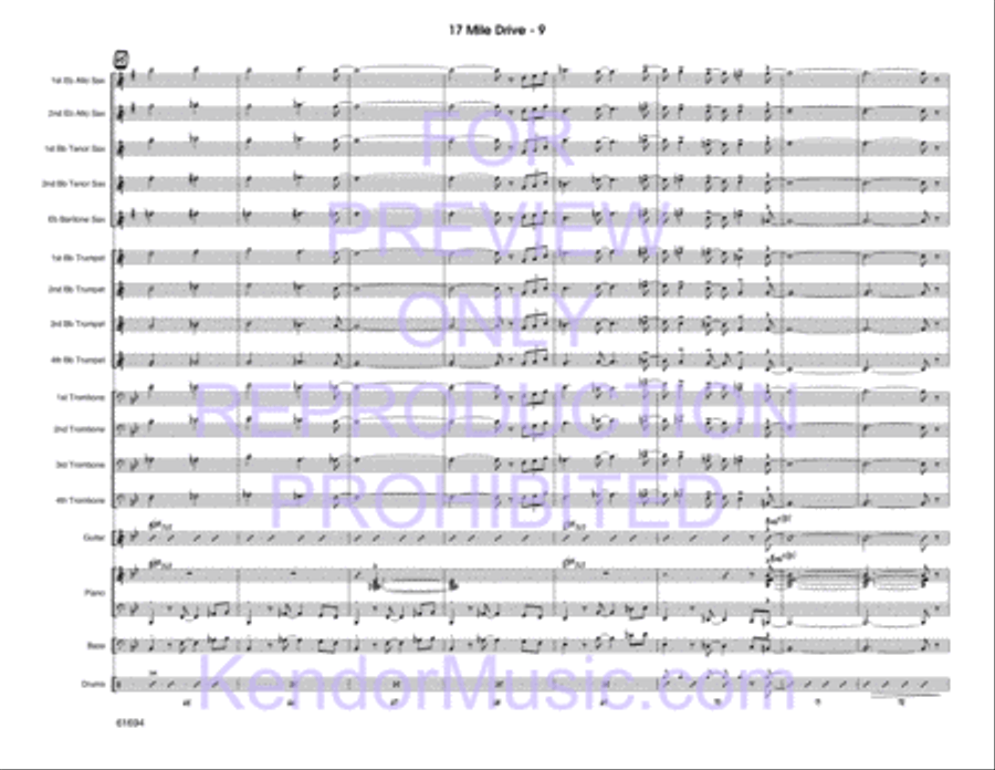 17 Mile Drive Jazz Ensemble scores gallery preview page 10