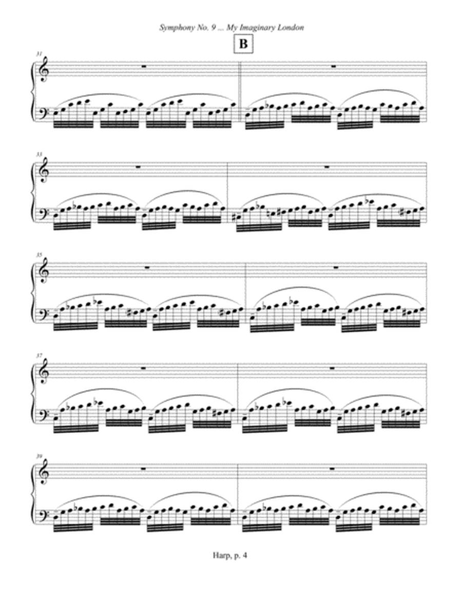 Symphony No. 9 ... My Imaginary London (2013-14) Harp part