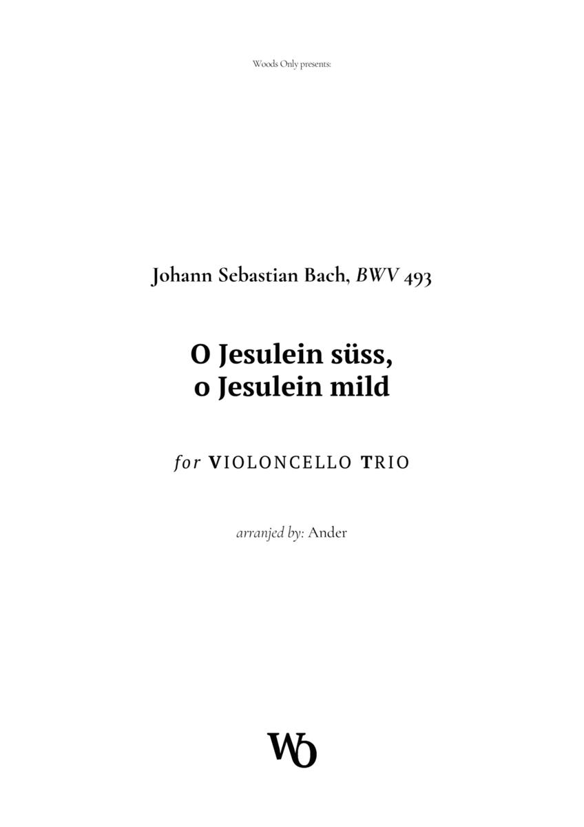 O Jesulein süss by Bach for Cello Trio image number null