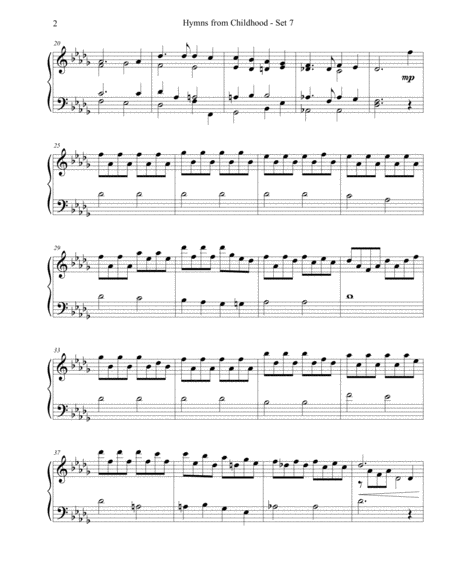 Hymns from Childhood - Set 7 (piano solo) image number null