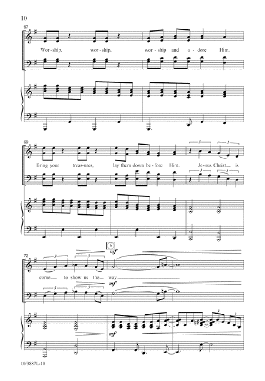 Glory, Glory! Glory, Glory! 4-Part scores gallery preview page 10