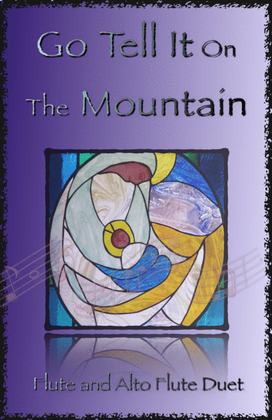Go Tell It On The Mountain, Gospel Song for Flute and Alto Flute Duet