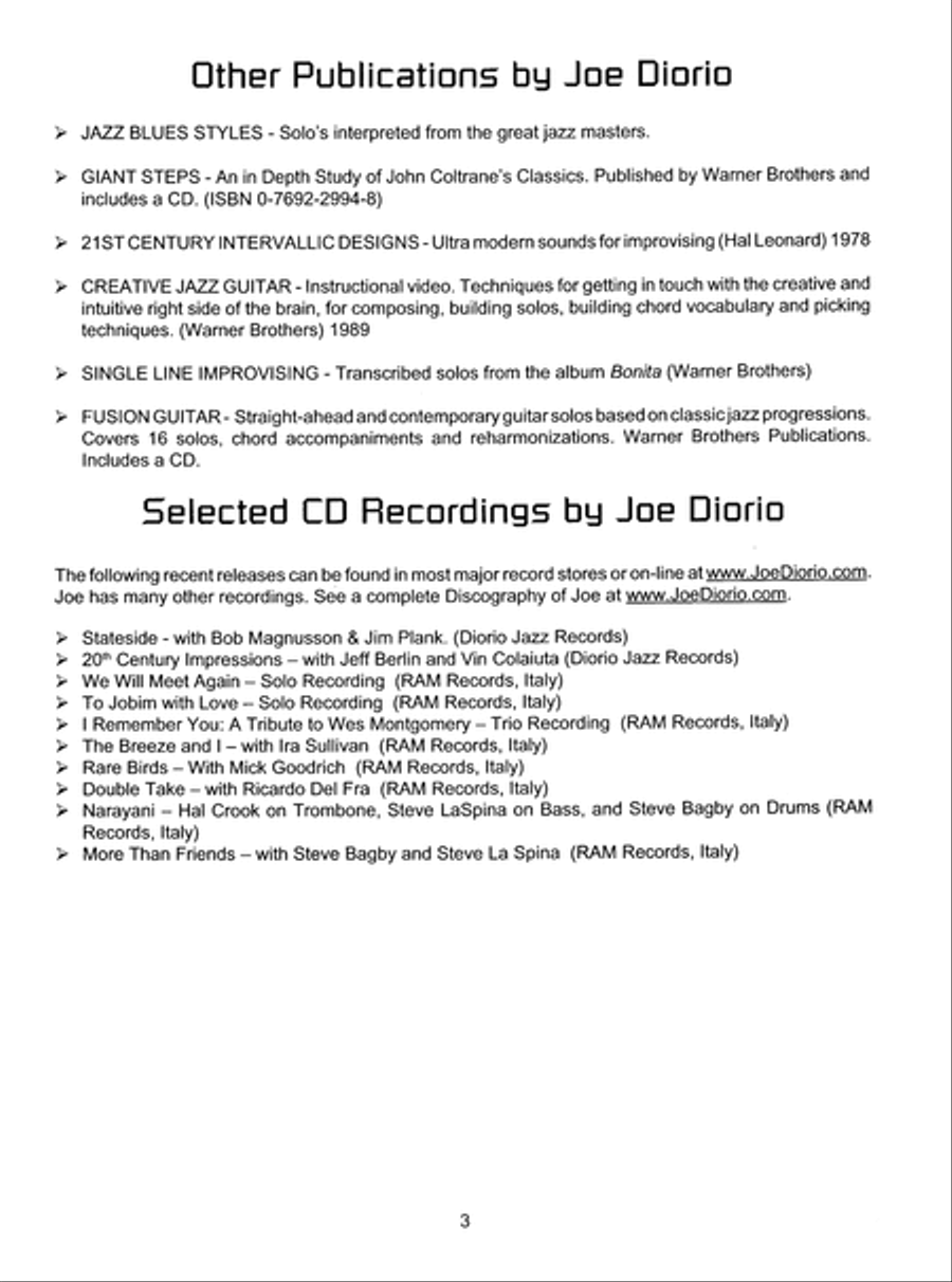 Jazz Structures for the New Millennium Electric Guitar scores gallery preview page 4