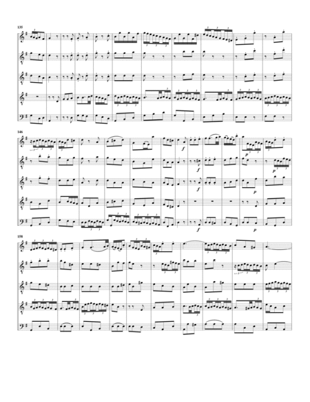 Aria: Gelobet sei Gott from cantata BWV 30 (arrangement for 5 recorders (SATTB))