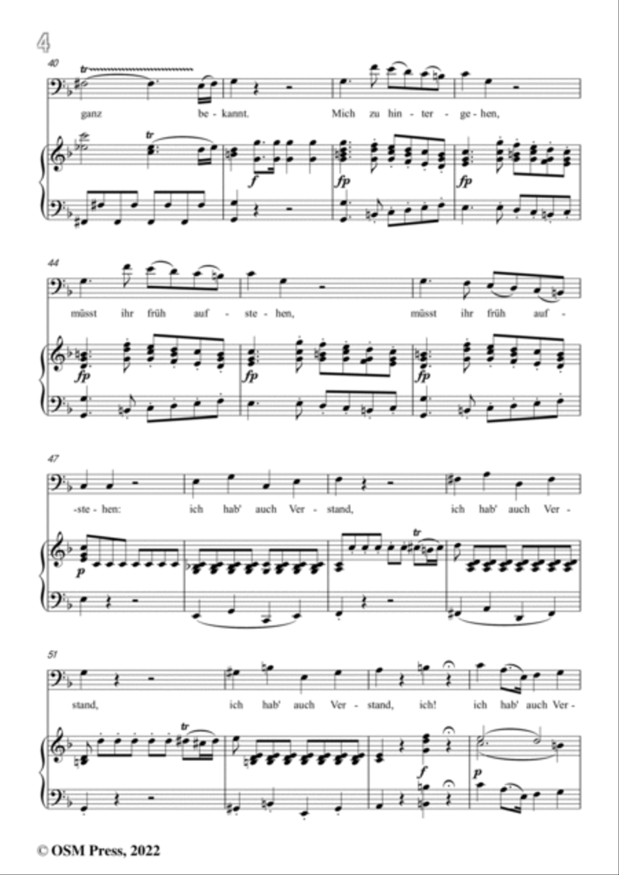 Mozart-Solche hergelaufne Laffen,from Die Entfuhrung aus dem Serail Voice scores gallery preview page 6