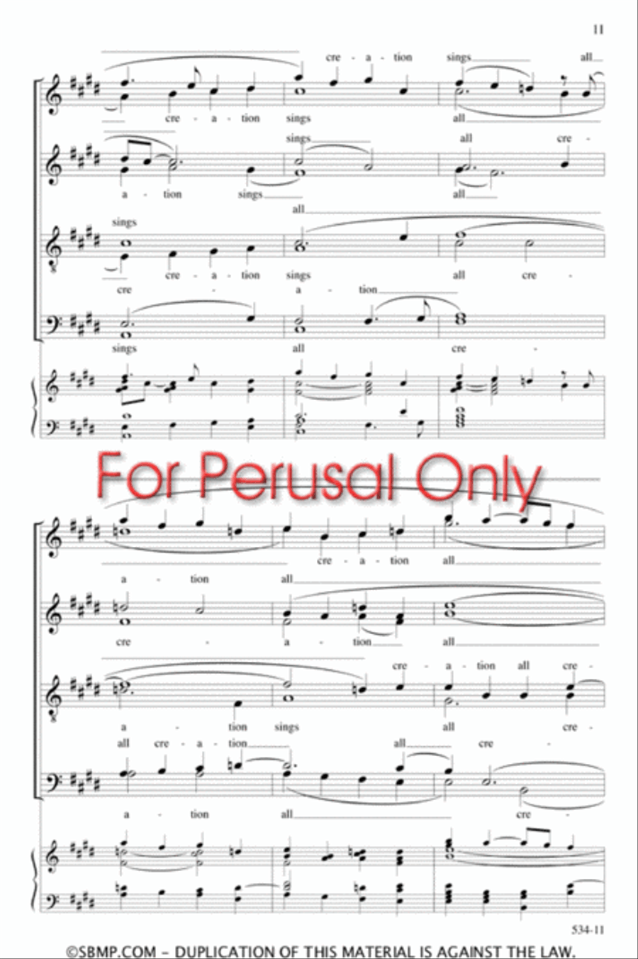 winter - SATB divisi Octavo Divisi scores gallery preview page 11