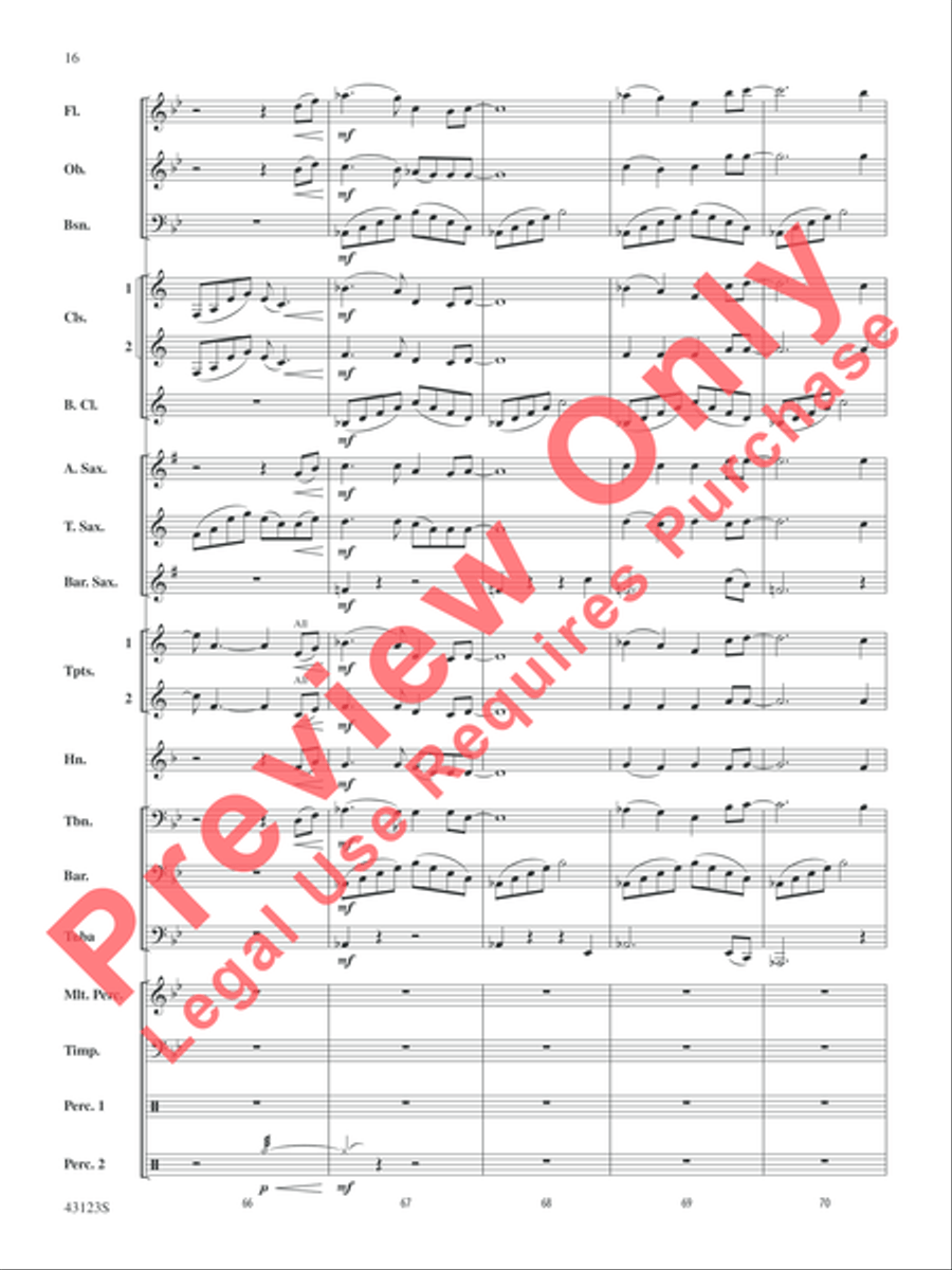 Minecraft Minecraft Concert Band scores gallery preview page 16